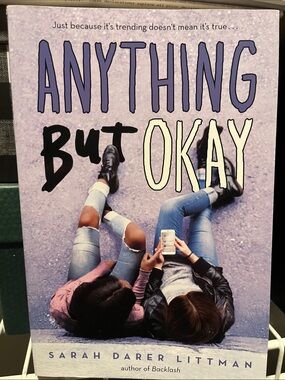 Anything but Okay by Sarah Darer Littman